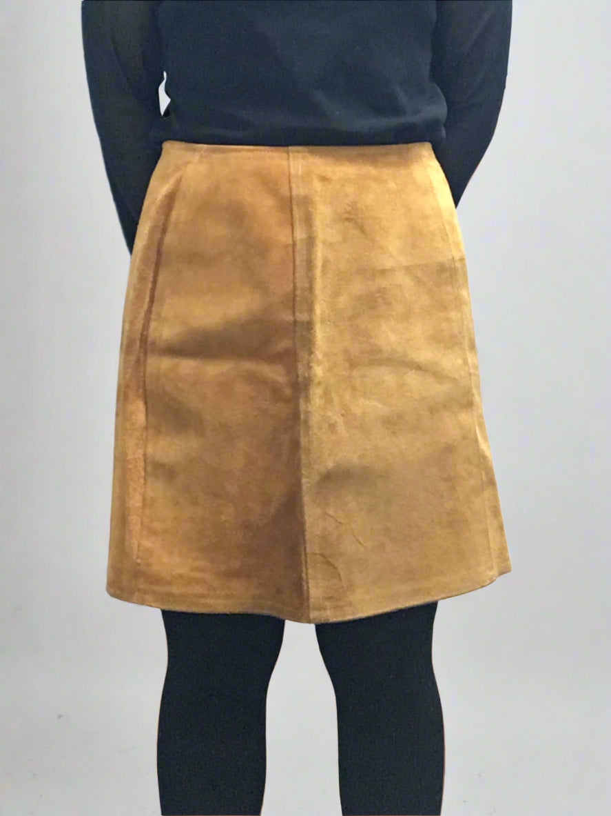 Vintage Suede Skirt