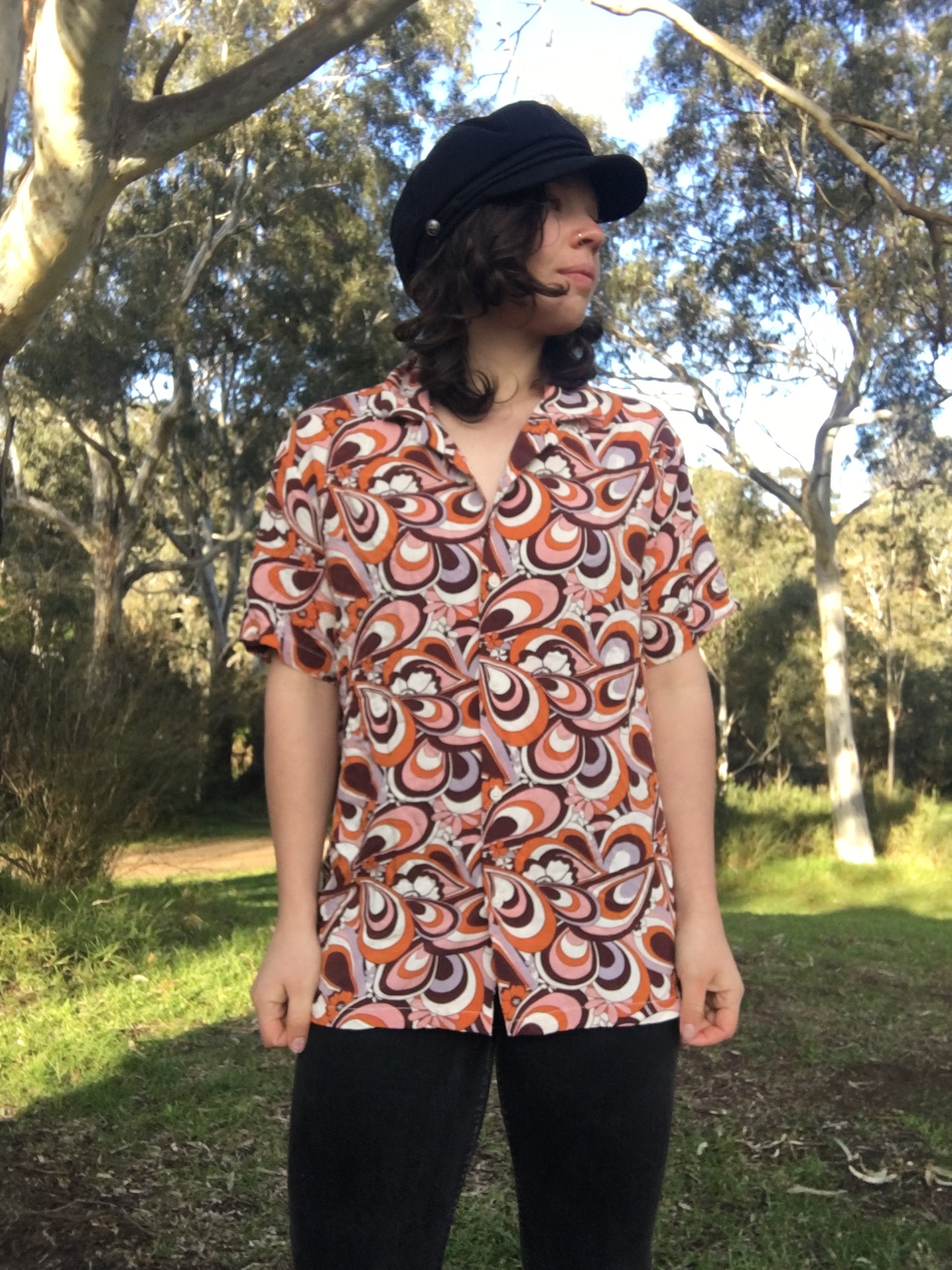70s Funky Patterned Shirt
