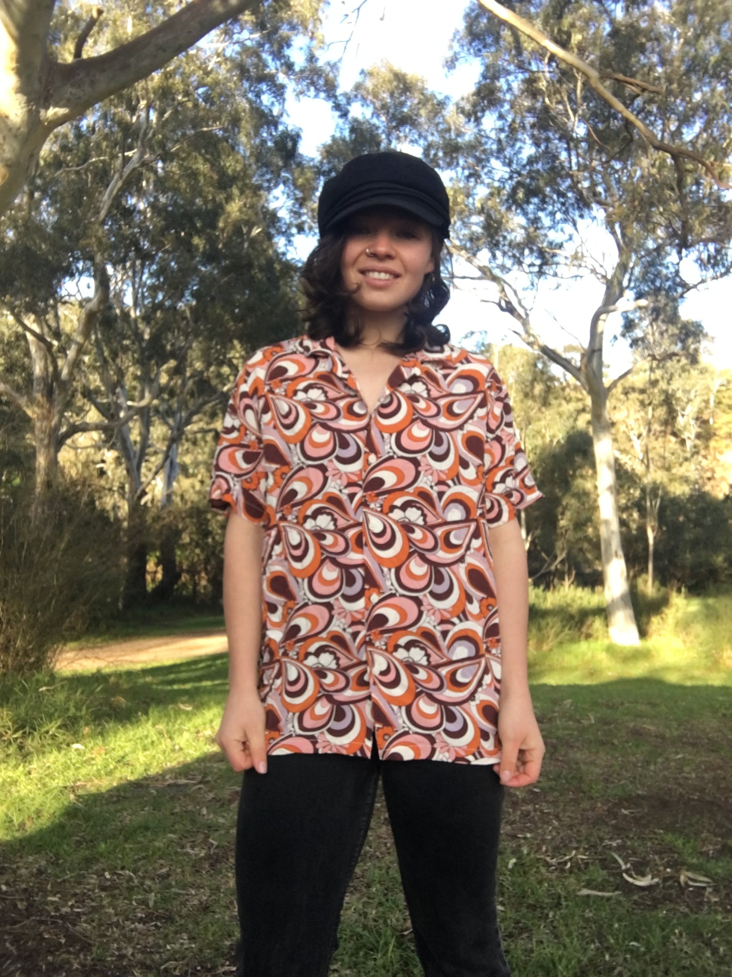 70s Funky Patterned Shirt