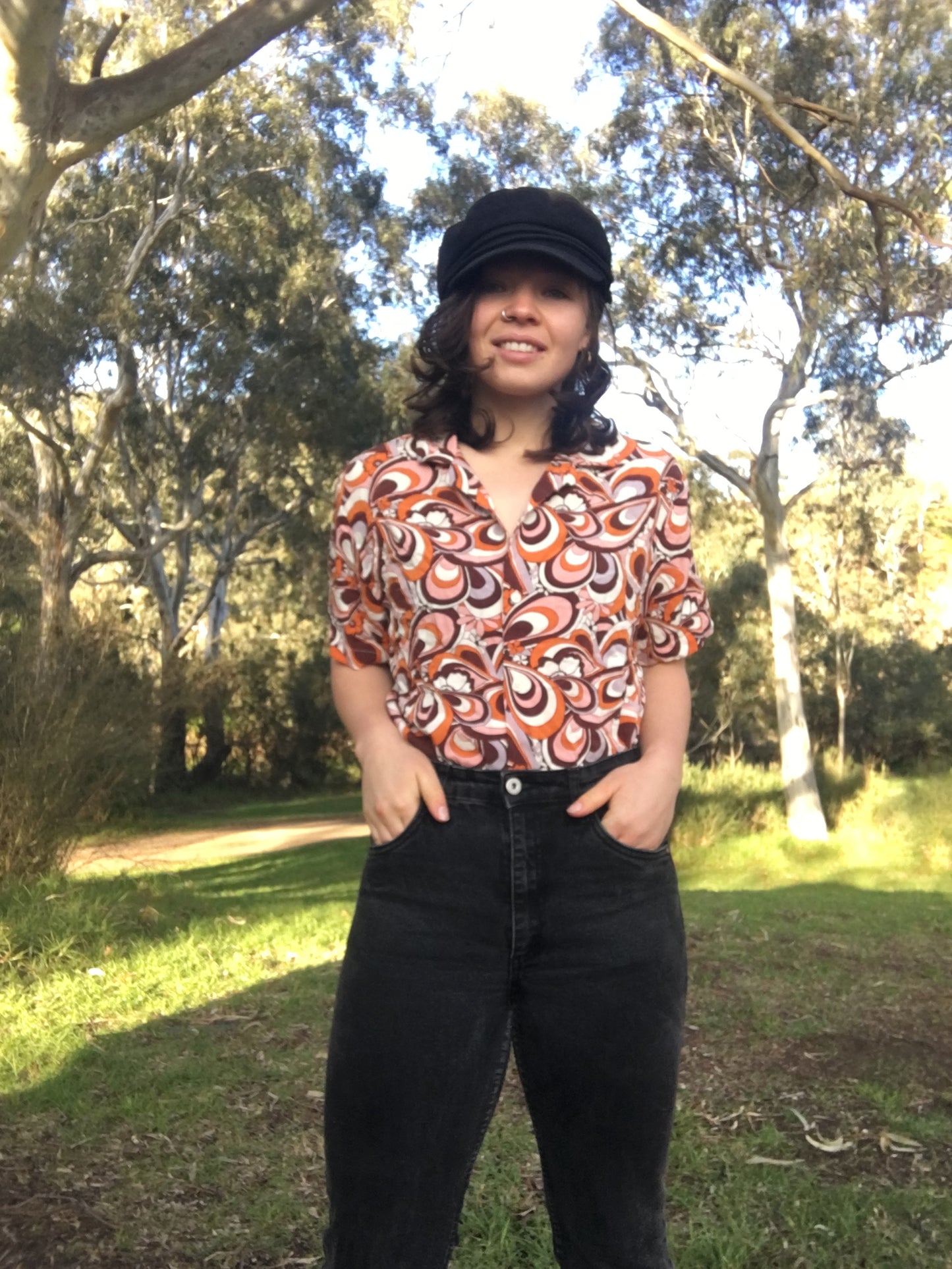 70s Funky Patterned Shirt