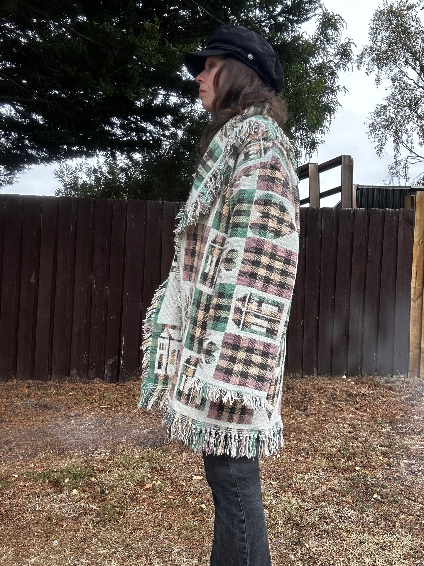 Neutral vintage Rug Jacket
