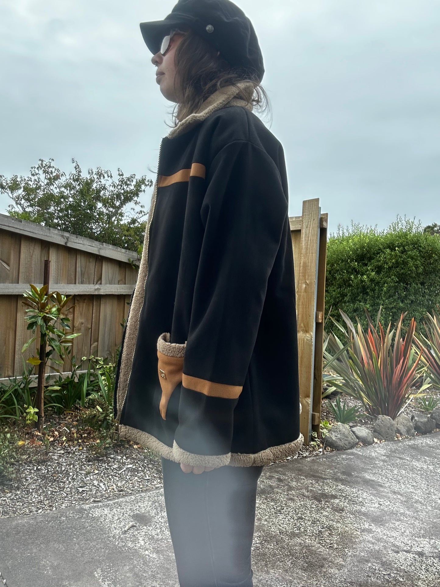 Black fleece 70style jacket