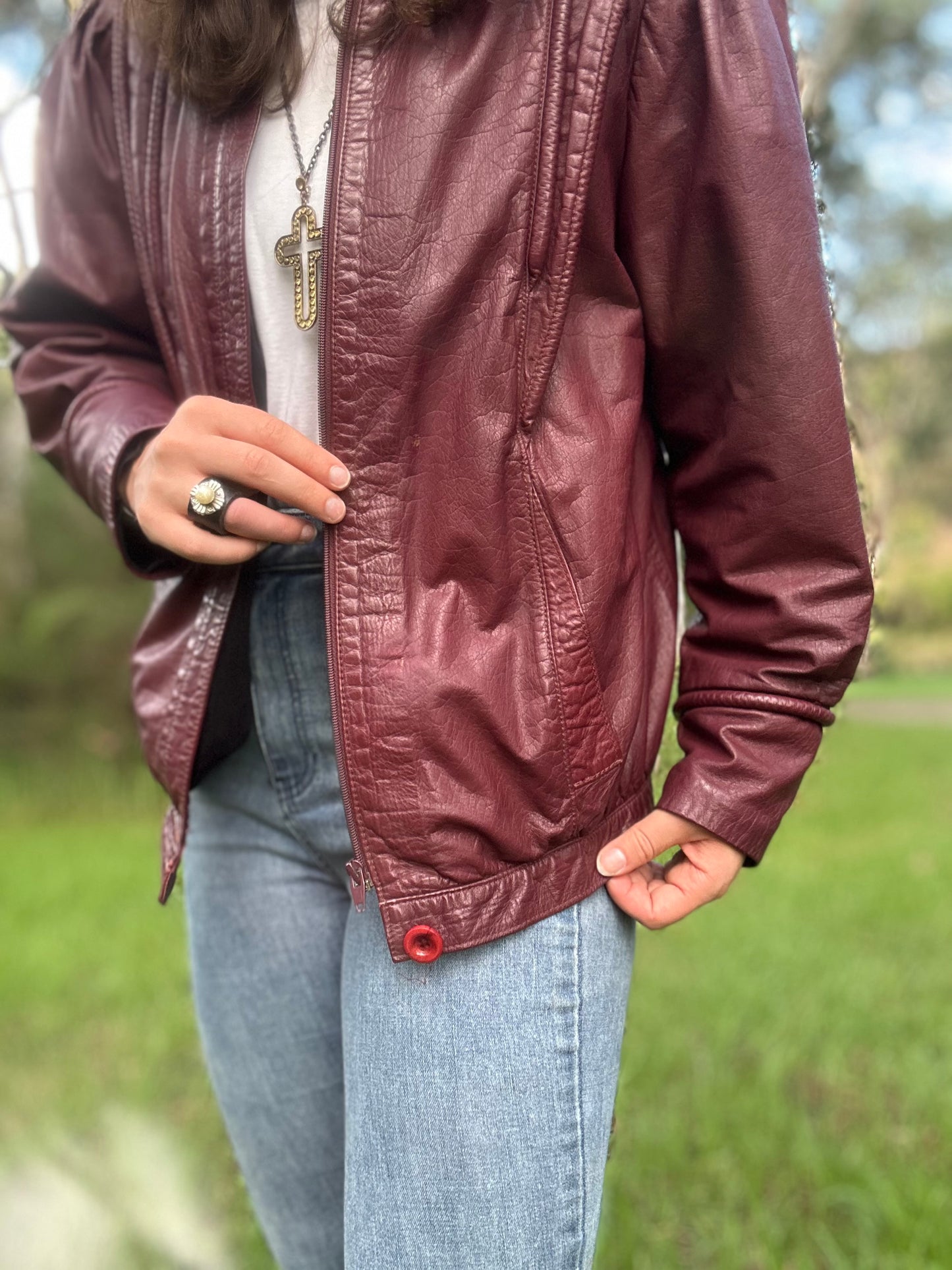 Retro Burgundy Shakespeare Jacket