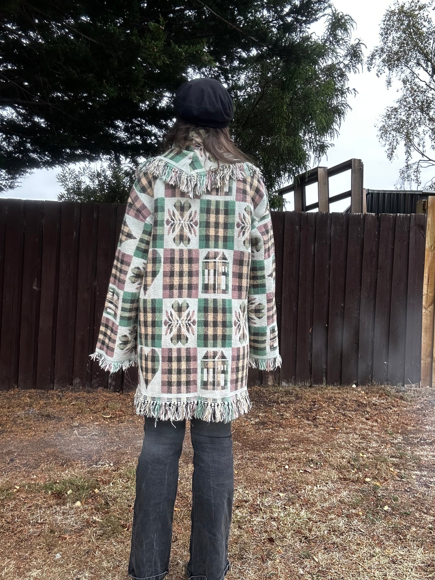Neutral vintage Rug Jacket