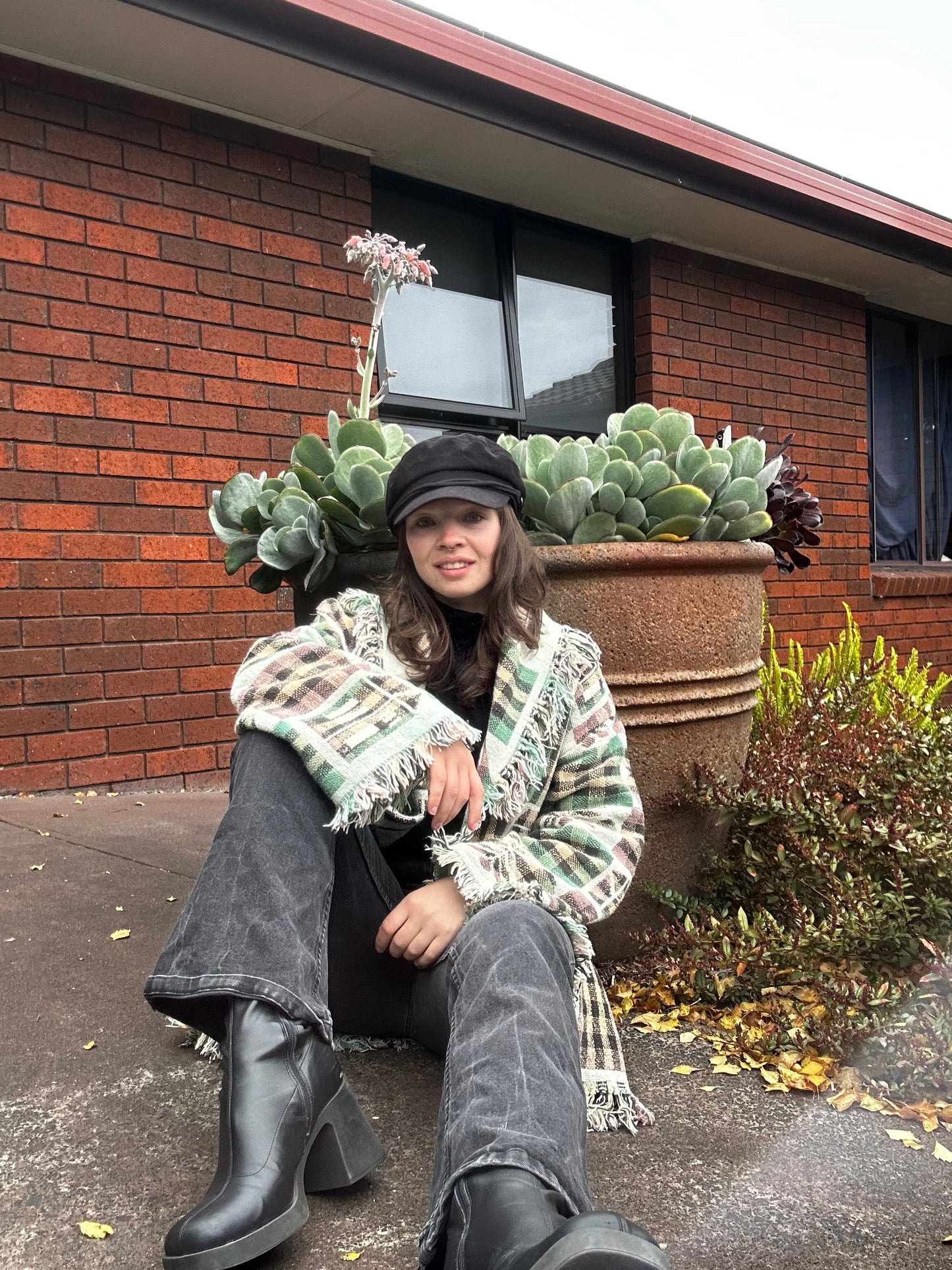 Neutral vintage Rug Jacket