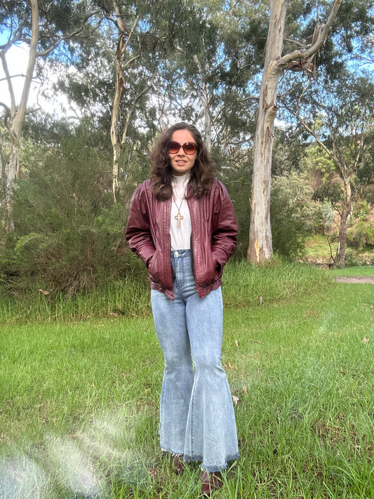 Retro Burgundy Shakespeare Jacket
