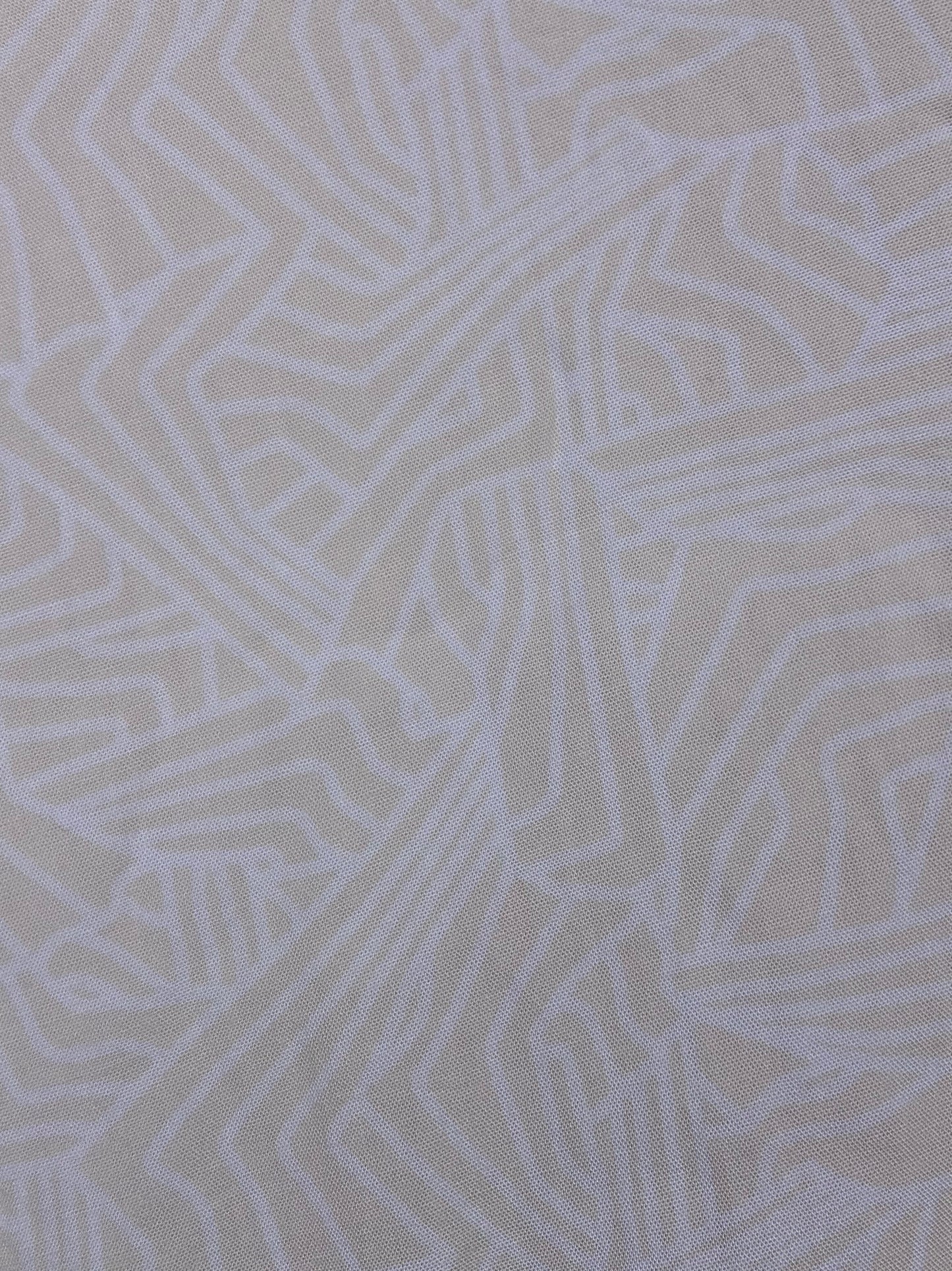 Cream full length scarf