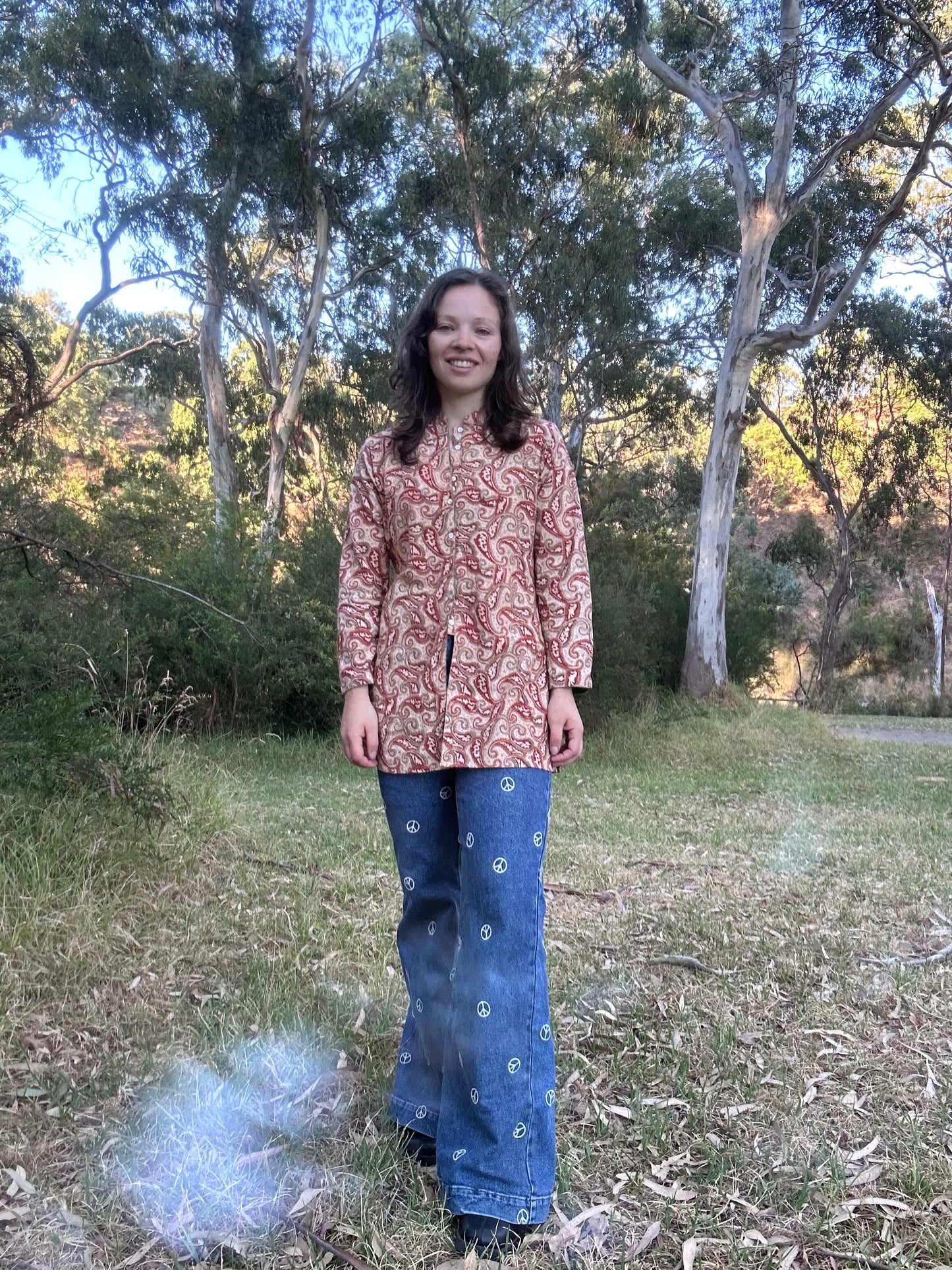 Beatles paisley 70s style shirt