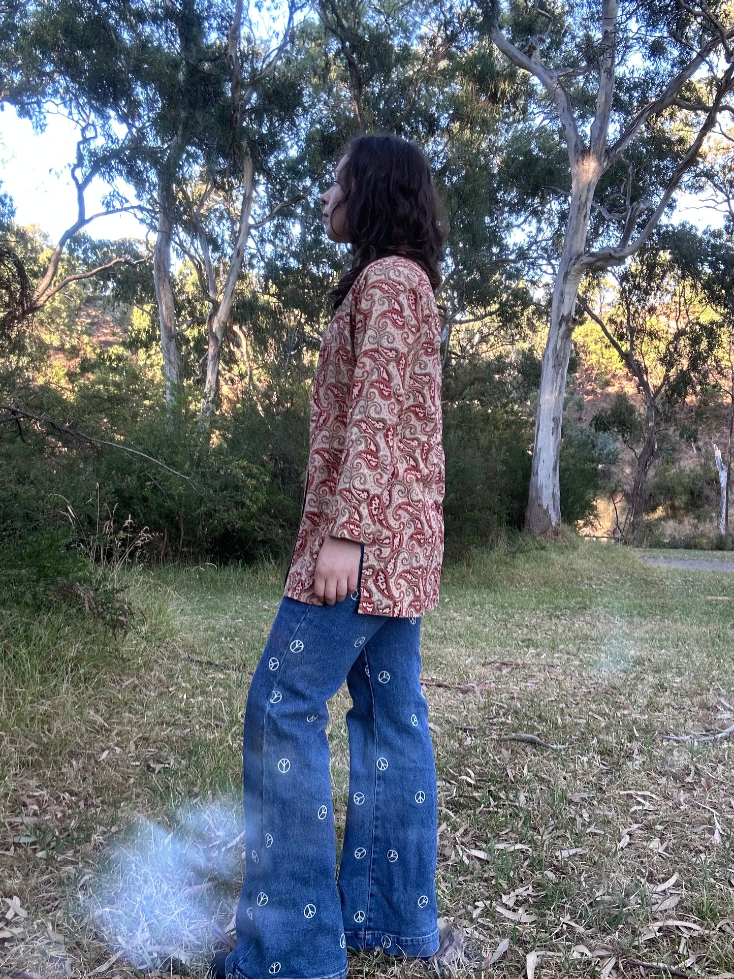 Beatles paisley 70s style shirt