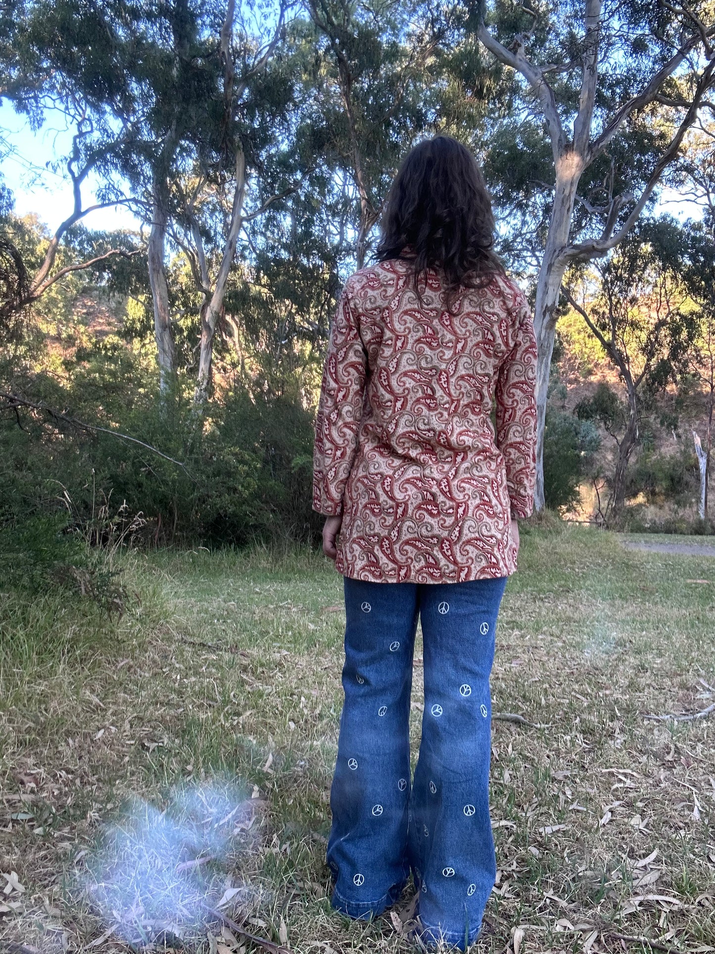 Beatles paisley 70s style shirt