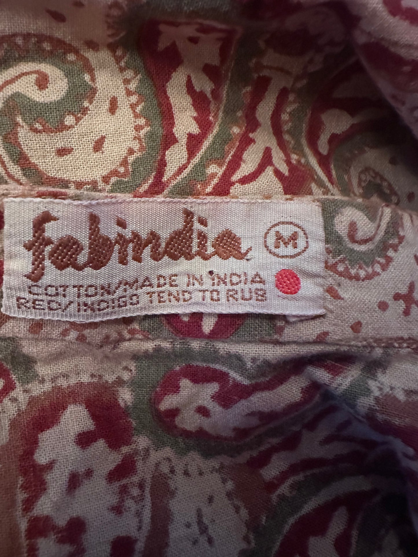 Beatles paisley 70s style shirt