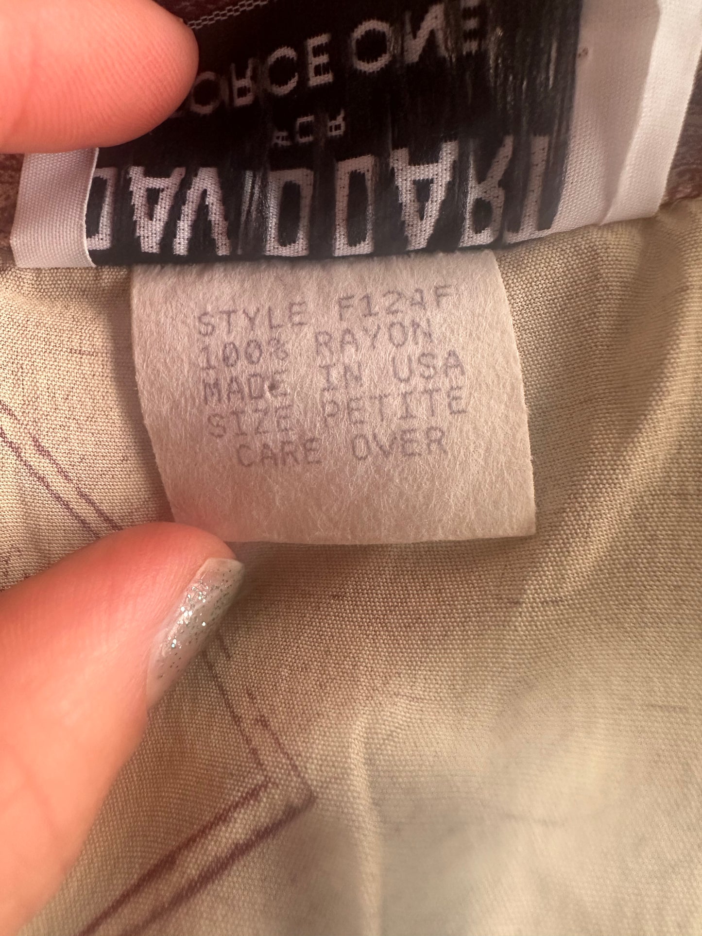 Vintage Shell Button Shirt