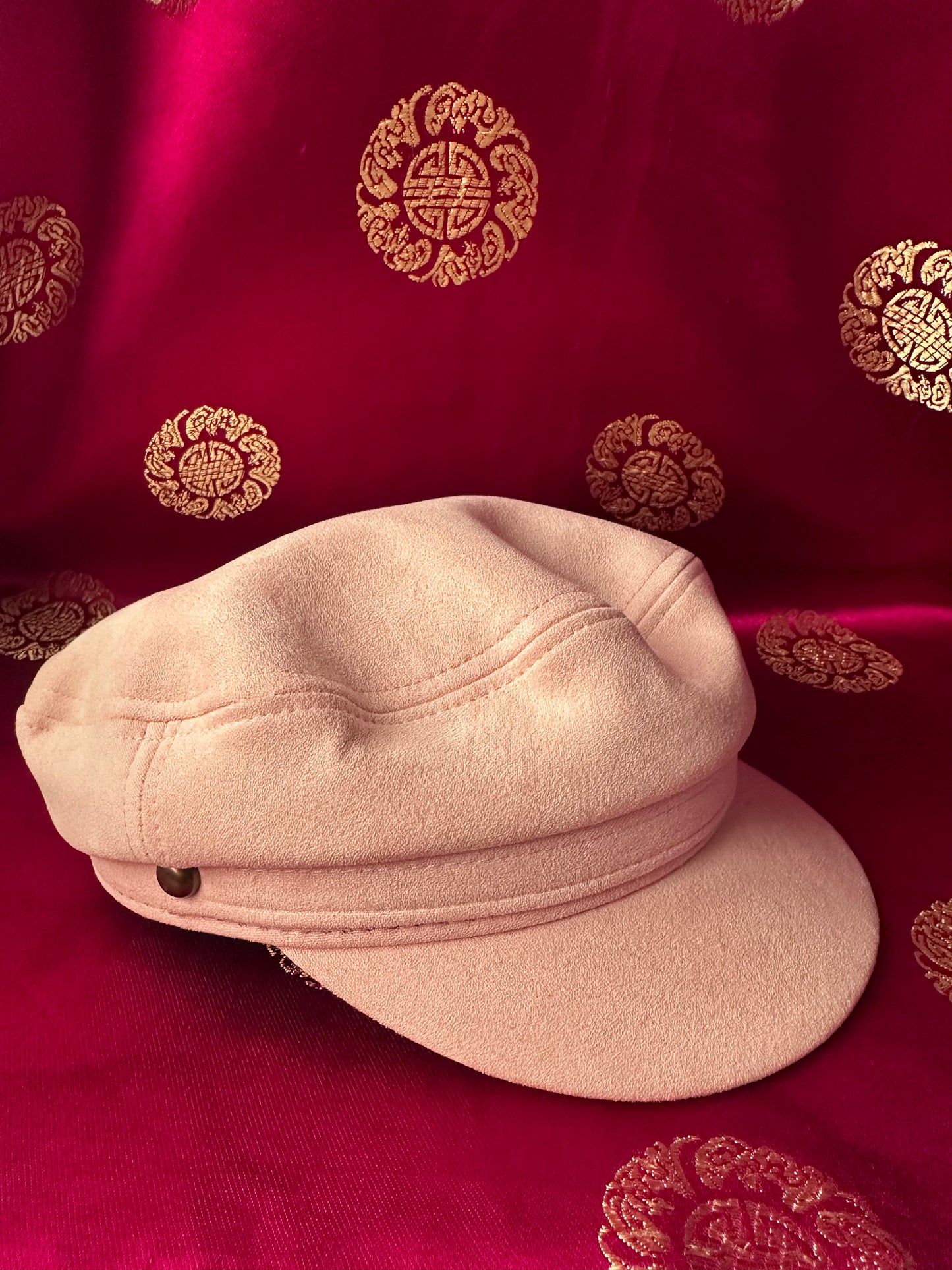 Soft Pink Train Drivers Hat