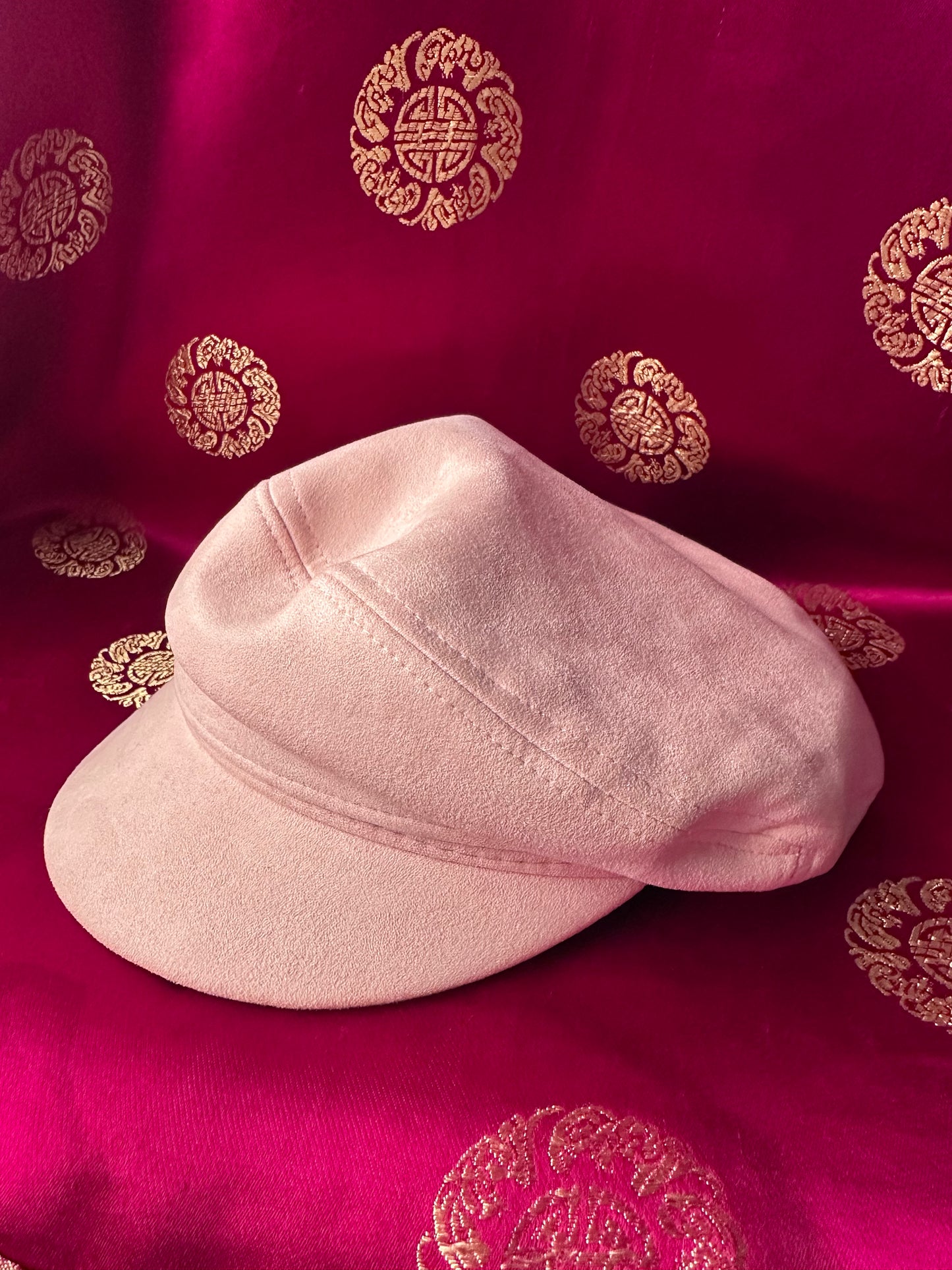 Soft Pink Train Drivers Hat
