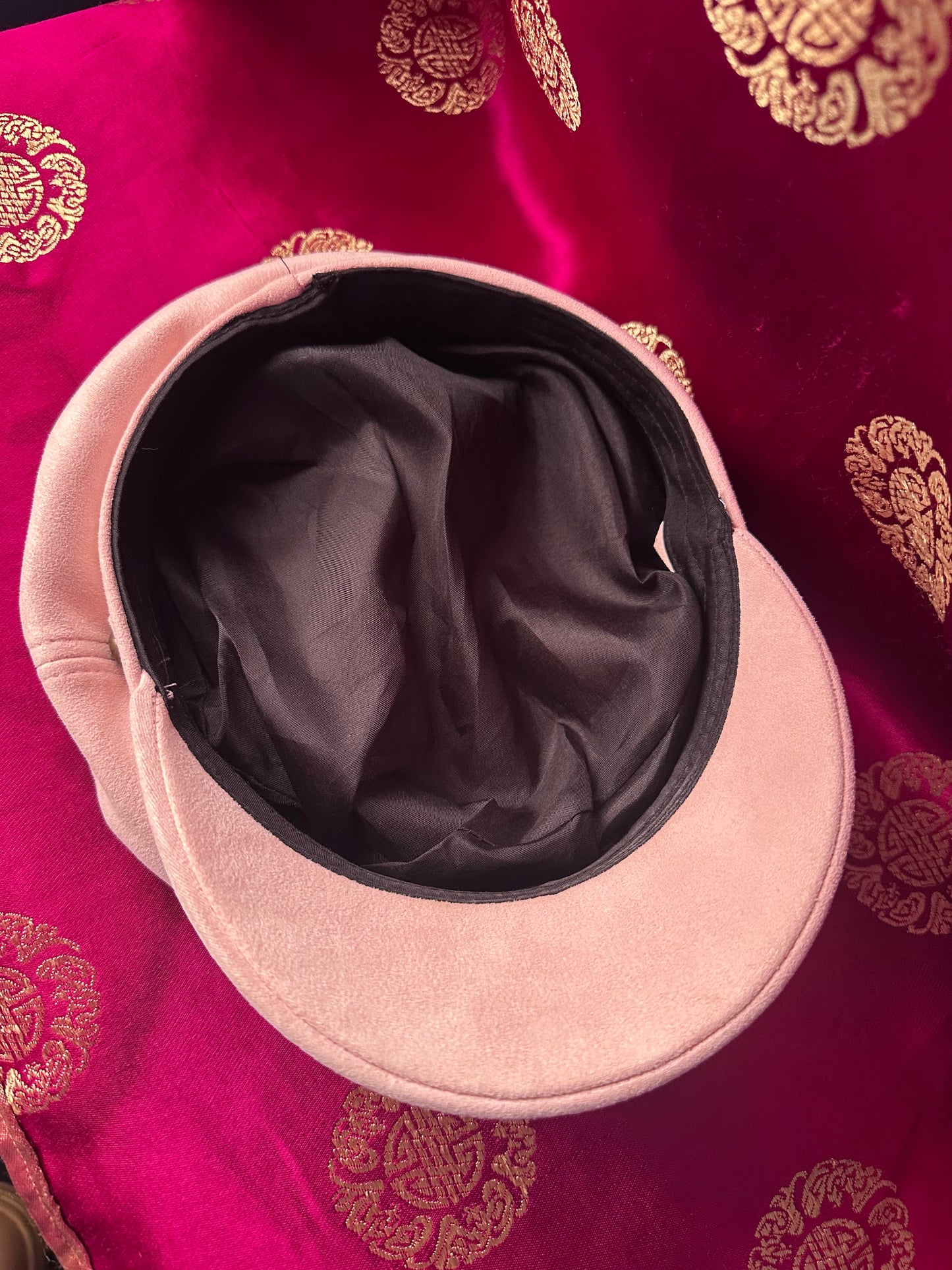 Soft Pink Train Drivers Hat