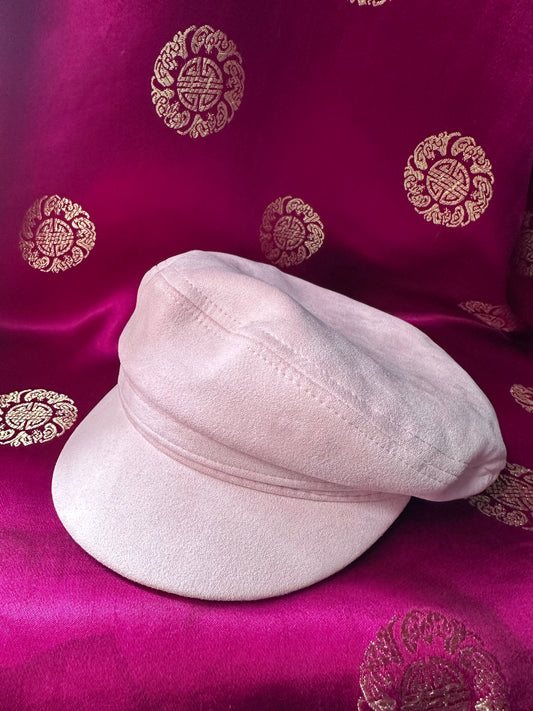 Soft Pink Train Drivers Hat