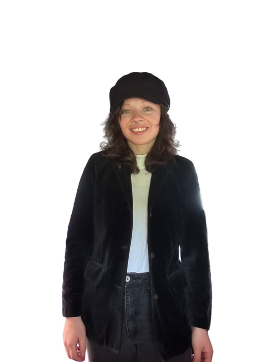 1970s Style Black Blazer
