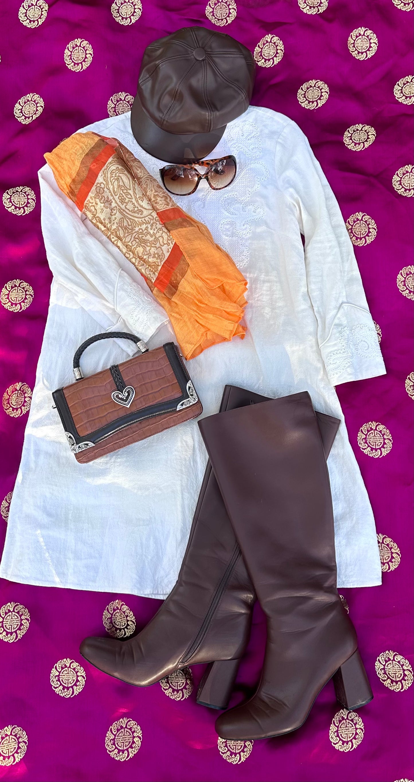 White Linen 60 style mini Dress