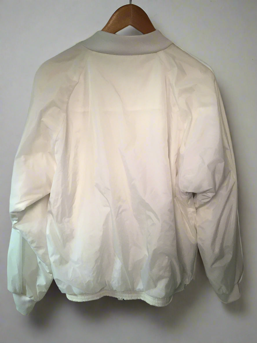 White Vintage (80s) Bomber Jacket