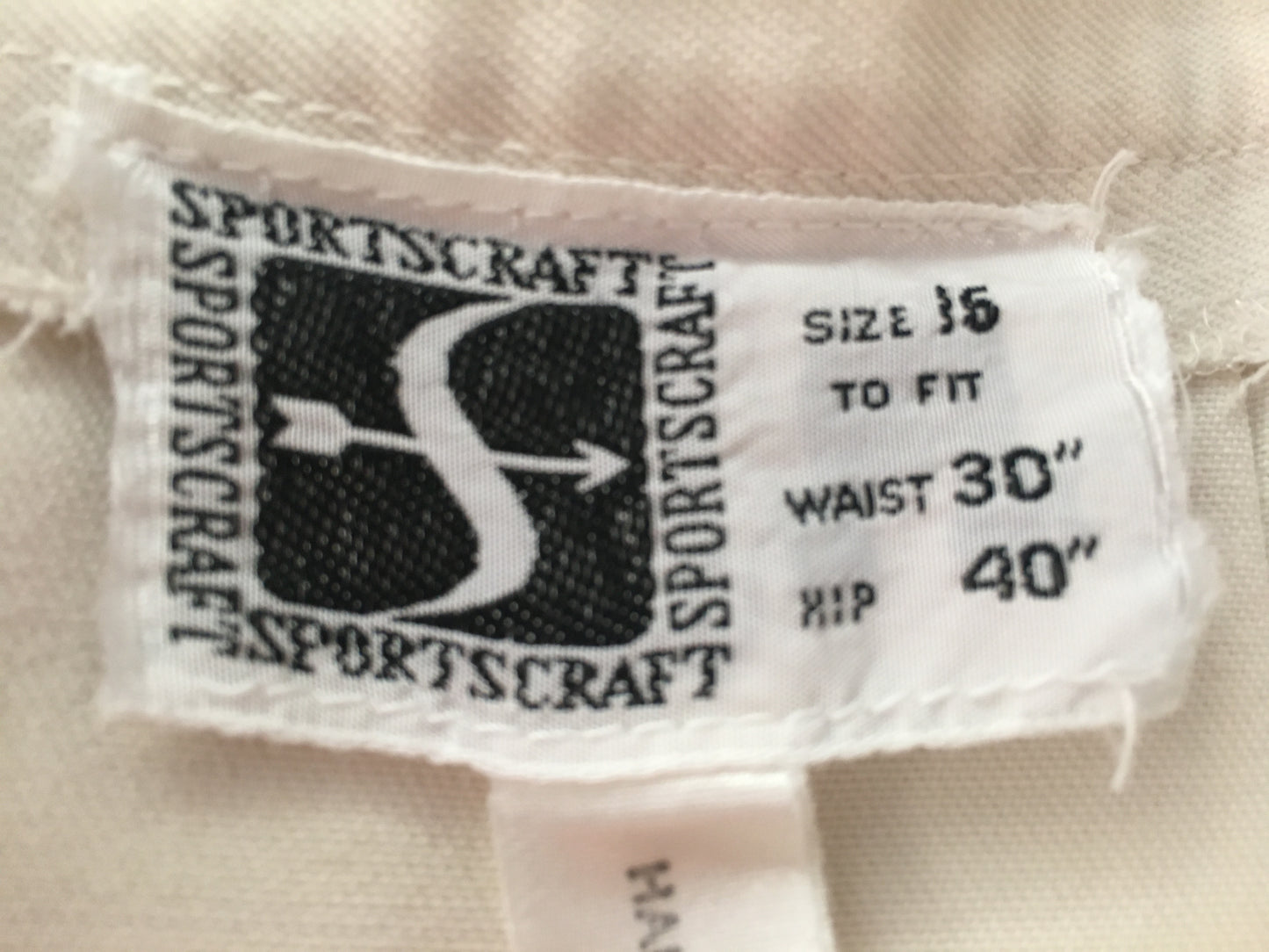Vintage Cream Tennis skirt