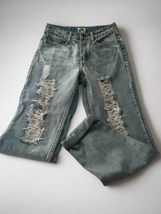 Ripped Acid Washed Jeans