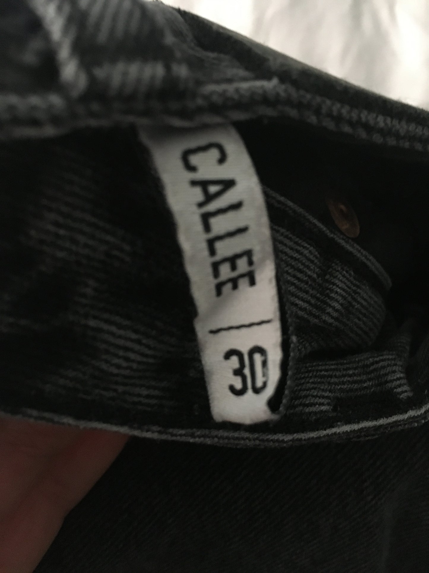 Dark Grey Stright leg Jeans