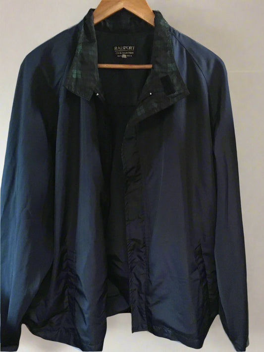 Green and Blue Windbreaker
