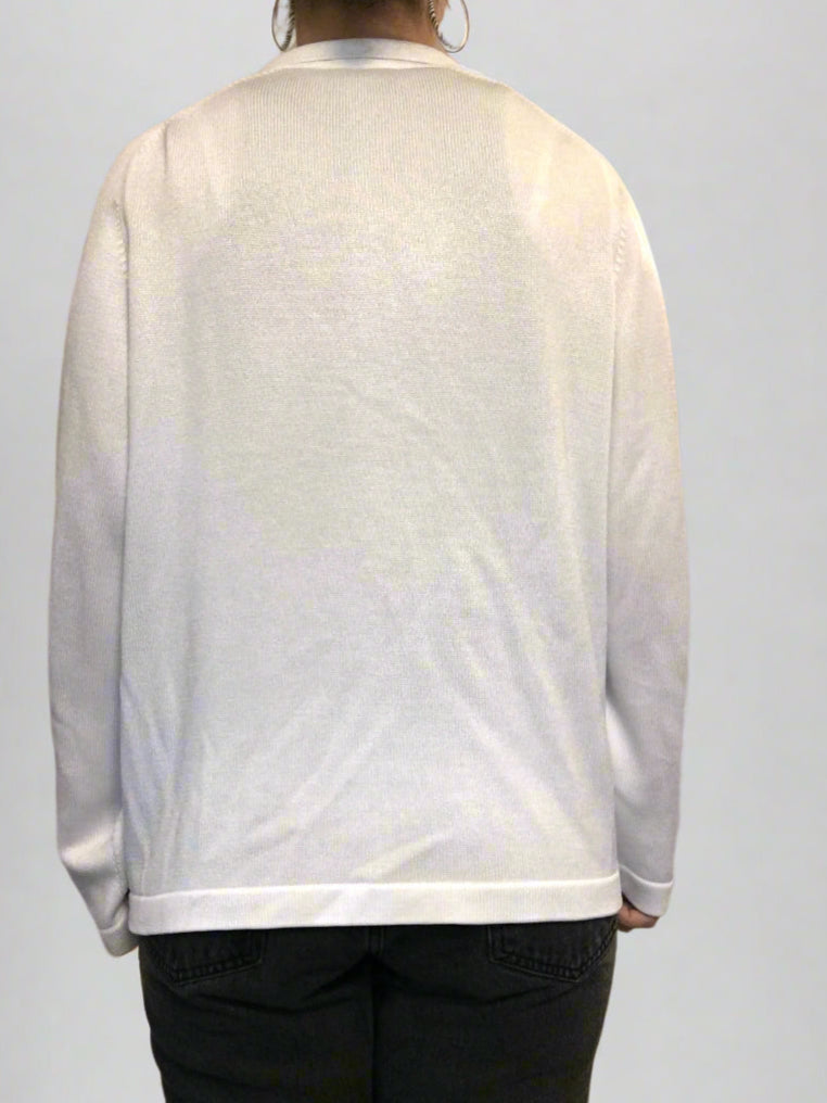 White knitted Vintage Cardigan