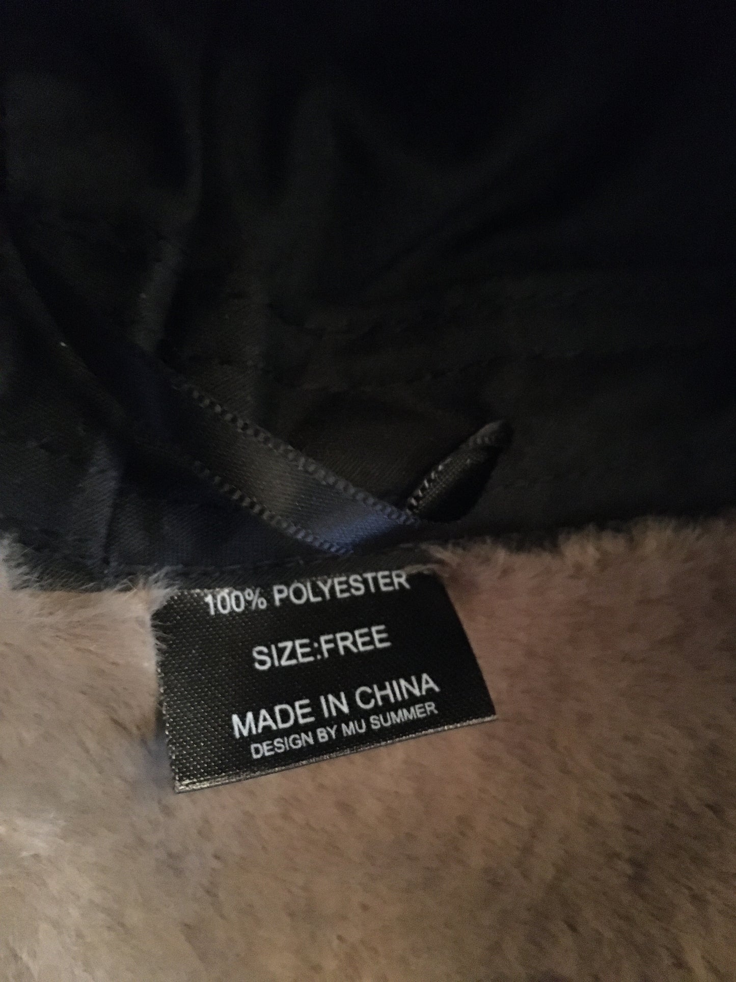 Fluffy Light Brown Bucket Hat