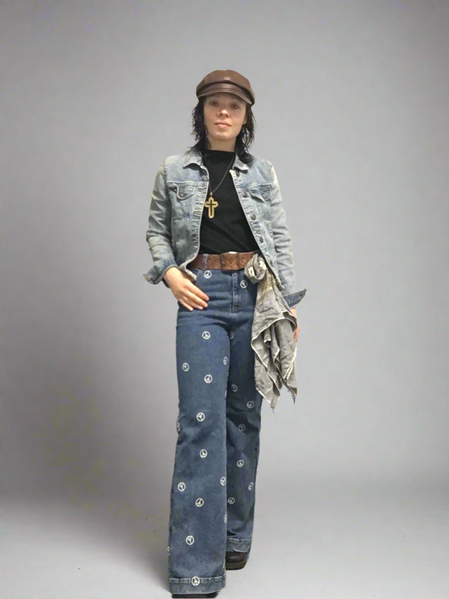 Peace Denim Flare Jeans