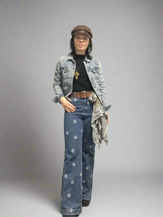 Peace Denim Flare Jeans