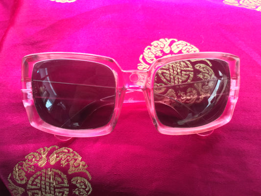 Square Pink Sunglasses