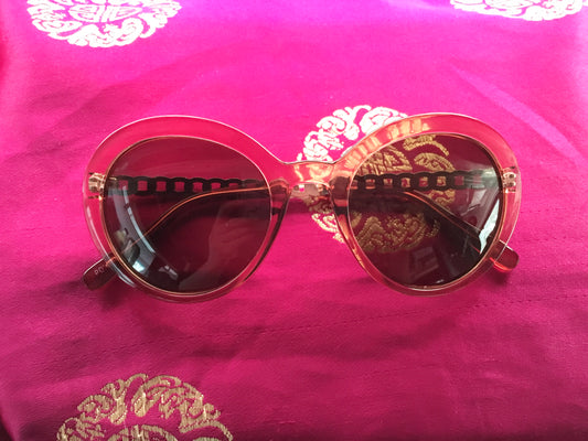 Brown curved Sunglasses