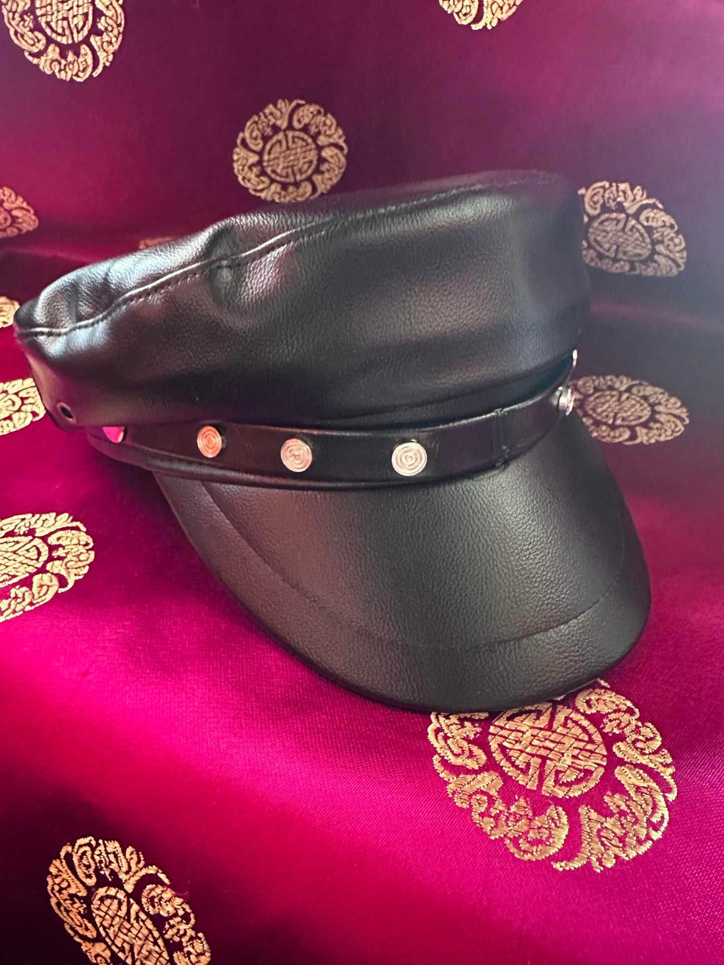 Unisex Black Captain Cap