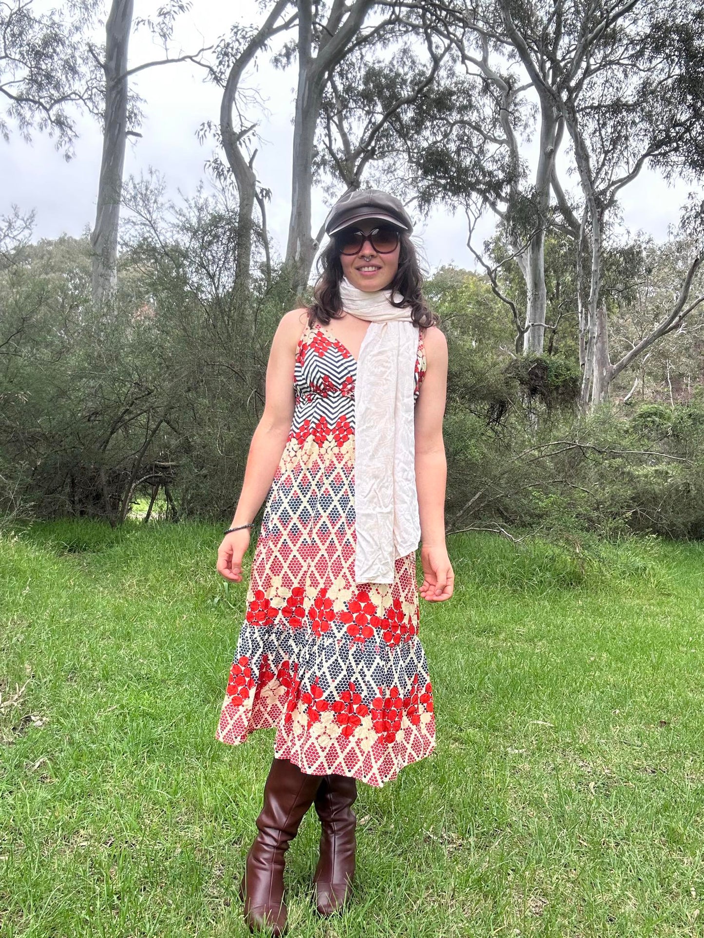 Bold Funky 70s style Summer Dress