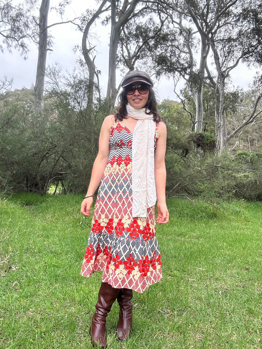 Bold Funky 70s style Summer Dress