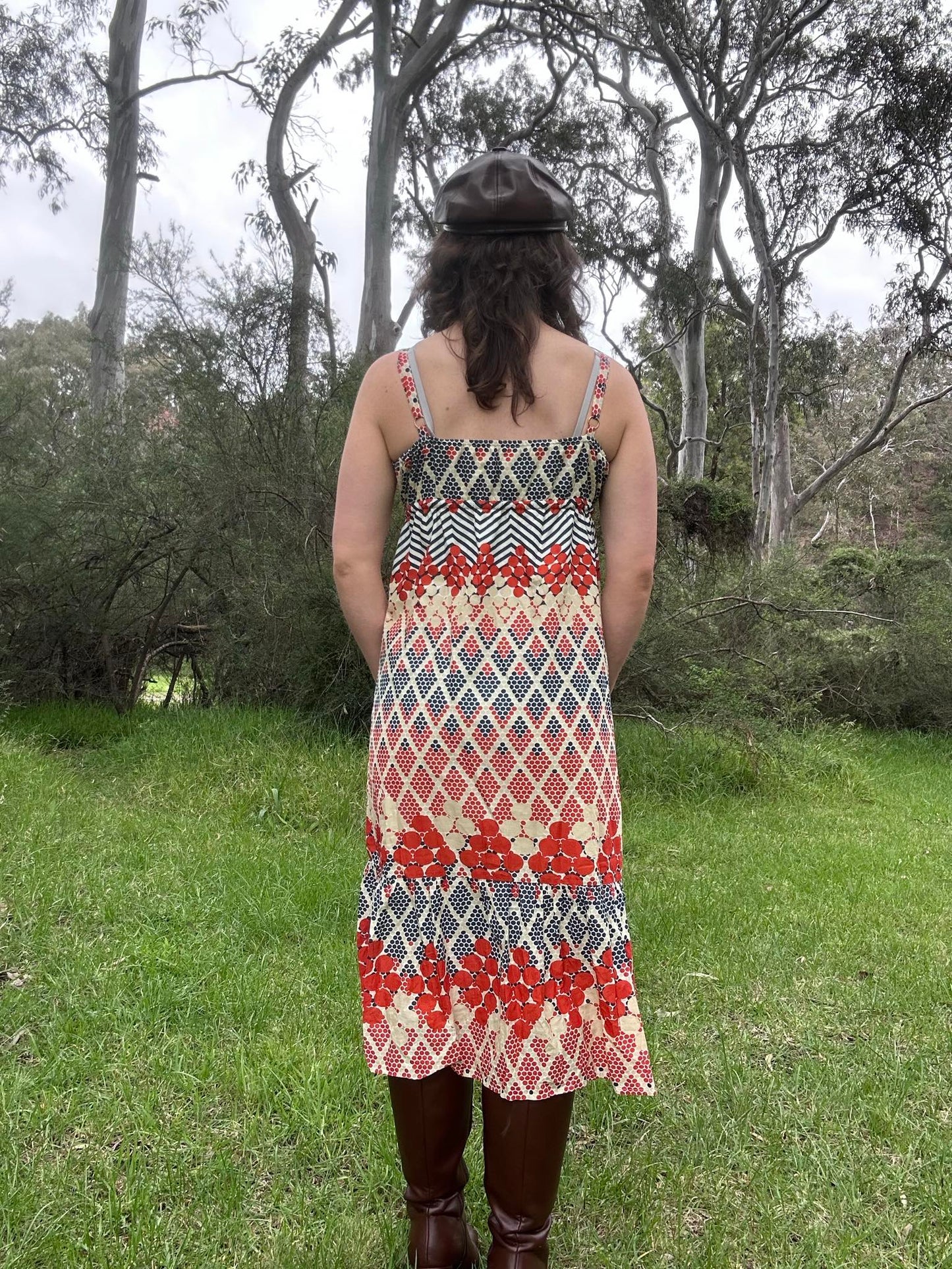 Bold Funky 70s style Summer Dress